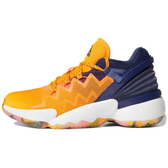 Adidas D.O.N. Issue #2 Basketball Shoes Men Mid-top Orange/navy/white