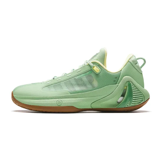 ANTA GH4 Basketball Shoes Men Low-Top Green/Brown