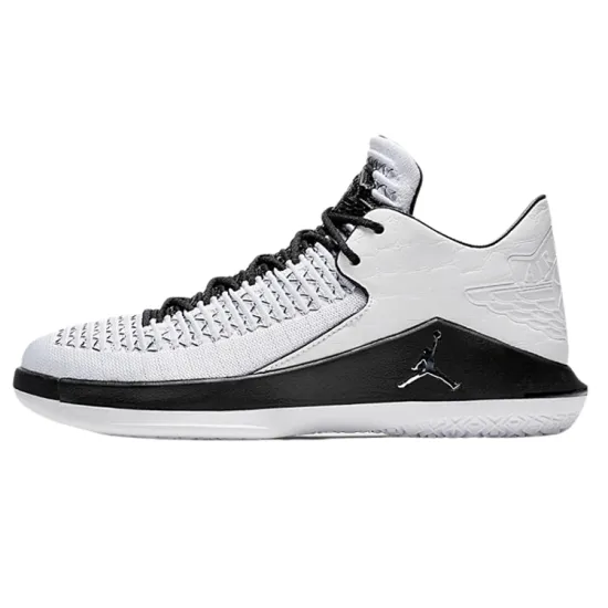 Air Jordan 32 Basketball Shoes Men Low-top White/Black