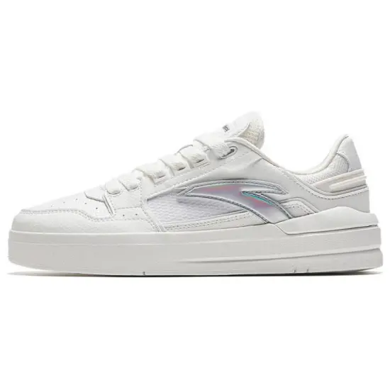 ANTA Street Play Series Skateboard Shoes Women's Low-Top White