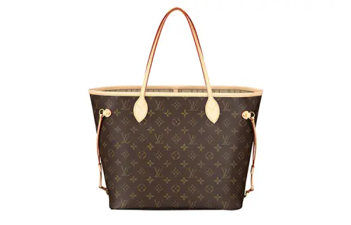 LOUIS VUITTON NEVERFULL Cow Leather Combo Bag, Tote Bag, Shopping Bag, Handbag Medium Women's Brown