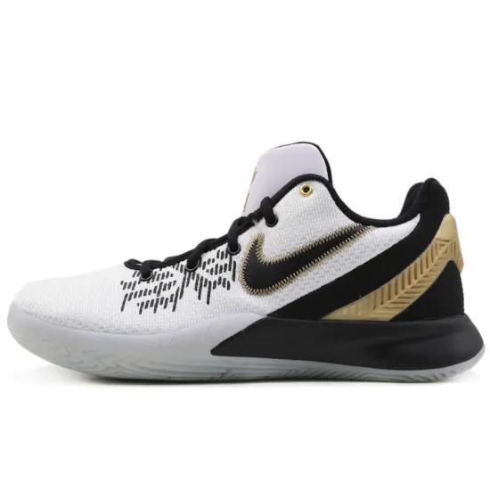 Nike Flytrap 2 Basketball Shoes Men Low-top Black/White/Gold