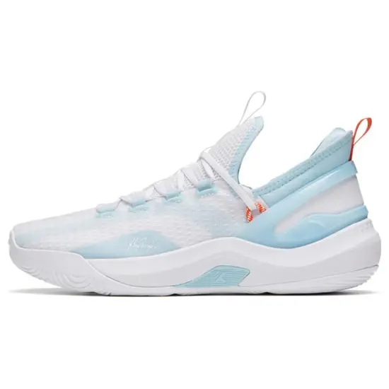 ANTA KT Basketball Shoes Men Low-Top White Blue
