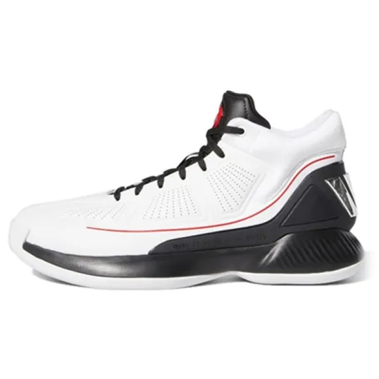 Adidas D Rose 10 White Black Red