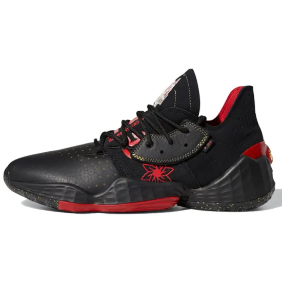 Adidas Harden Vol. 4 Basketball Shoes Men Low-top Black/Red
