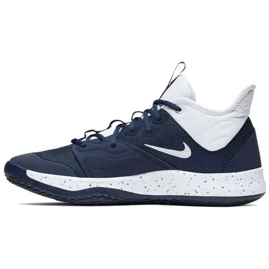 Nike PG 3 Basketball Shoes Men Low-top White/Royal Blue/Fern Green