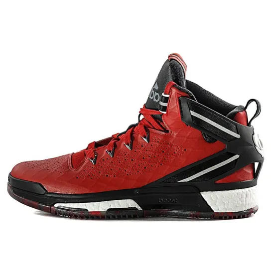 Adidas D Rose 6 Basketball Shoes Men High-top Black/Red/White
