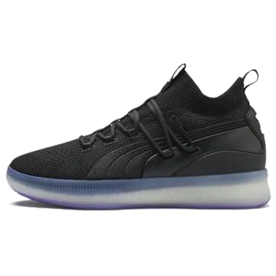 Puma Clyde Court Disrupt Black Electric Purple