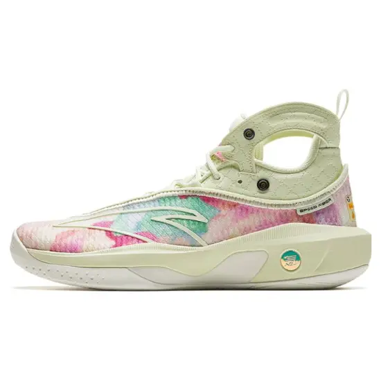 ANTA KT8 Basketball Shoes Men High-Top Green/Red