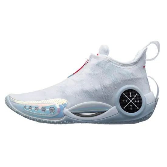 LINING WOW 9 Basketball Shoes Men Low-Top White