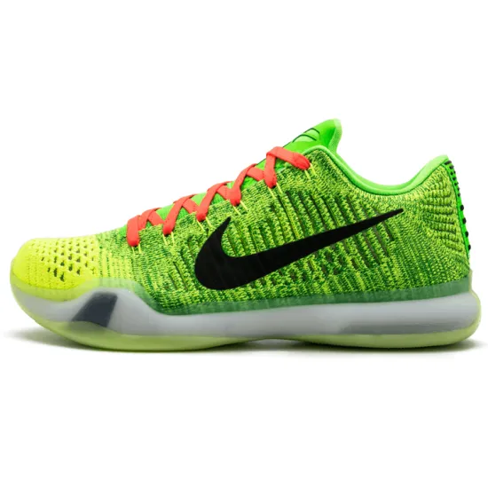 Nike Kobe 10 Basketball Shoes Men Low-top The Green Hornet