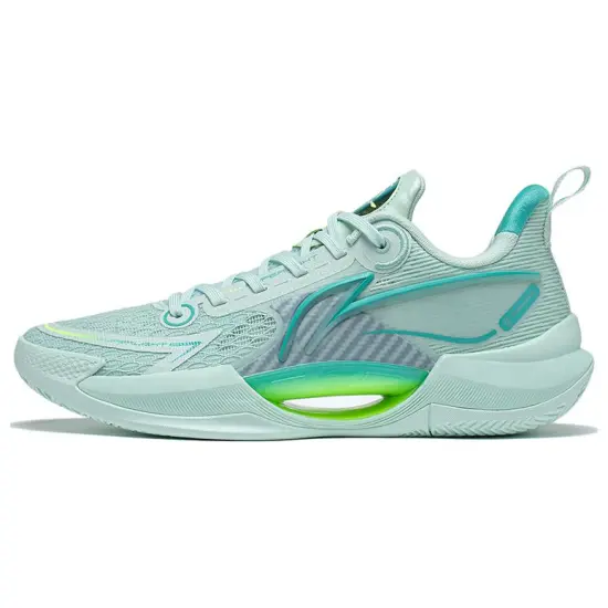 LINING Super Light V2 Basketball Shoes Men Low-Top Blue