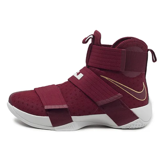 Nike Zoom Soldier 10 Basketball Shoes Men High-top Red