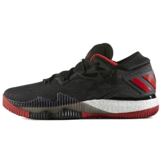 adidas Crazylight Boost 2016 Basketball Shoes Men Low-top Black/Red