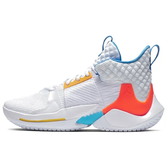 Jordan Why Not Zer0.2 Basketball Shoes Men Mid-top White