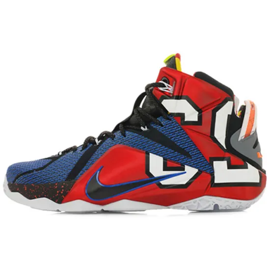 Nike Lebron 12 Basketball Shoes Men Mid-top Red/Blue/White