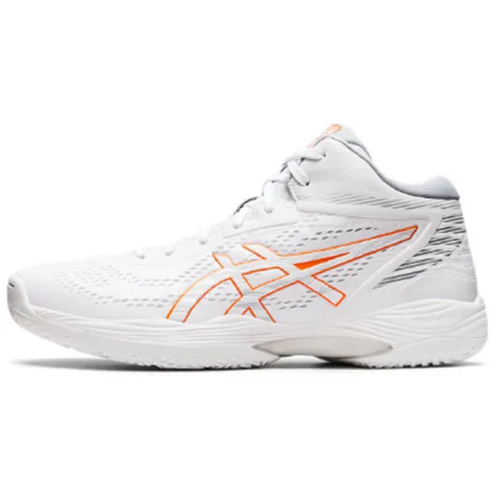 Asics Gel-Hoop V14 Basketball Shoes Unisex Mid-top White/Orange