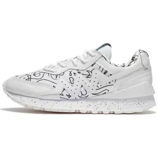DFT x LiNing WAY OF WADE 001 Cushioning Anti Slip And Wear Resistant Low Top Basketball Shoes Men's White