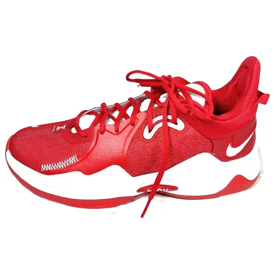 Nike PG 5 Basketball Shoes Men Low-top Red