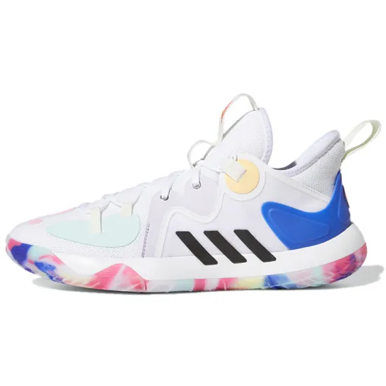 adidas Harden Stepback 2 Basketball Shoes Men Mid-top White/Royal Blue