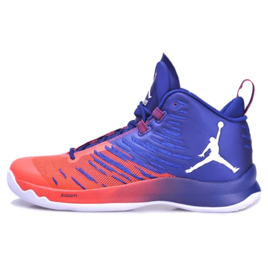 Jordan Super.Fly 5 Basketball Shoes Men High-top Blue/Red