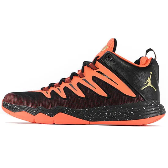 Jordan CP3 9 Basketball Shoes Men Mid-top Black/Orange