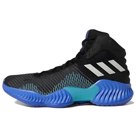 Adidas Pro Bounce 2018 Basketball Shoes Men High-top Black/Blue