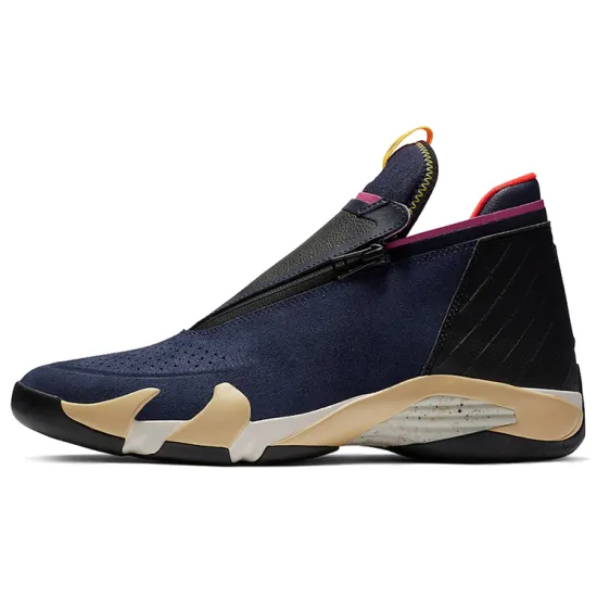 Jordan Jumpman Z Basketball Shoes Unisex Mid-top Black/Blue/Yellow/White