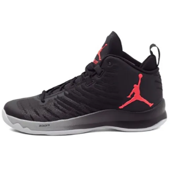 Jordan Super.Fly 5 Basketball Shoes Men Mid-top Black/Red