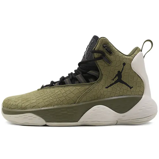 Jordan Super.Fly MVP Basketball Shoes Men High-top Green