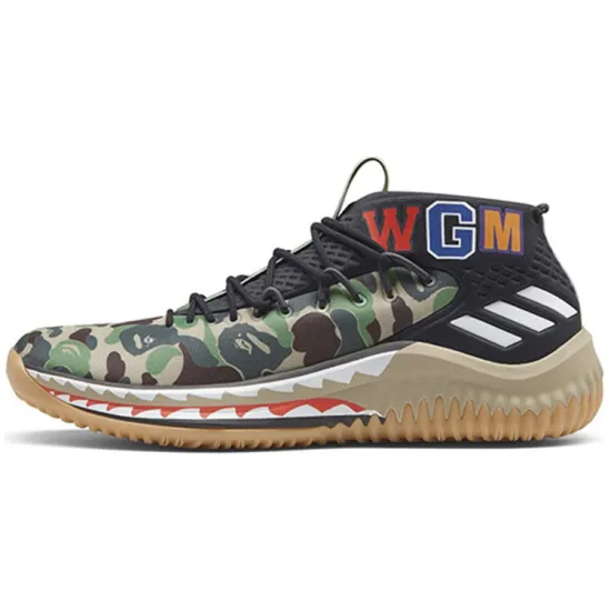 Adidas Dame 4 A Bathing Ape Camo
