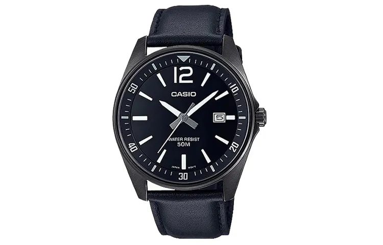 CASIO Men Standard Series Black Watch MTP-E170BL-1B