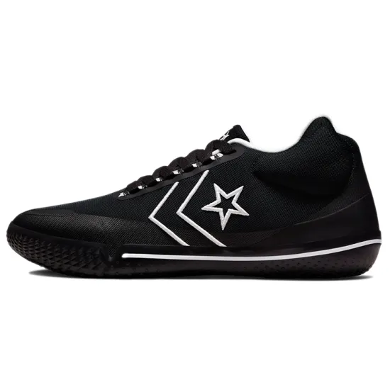 Converse All Star BB Evo Mid Black White Outline