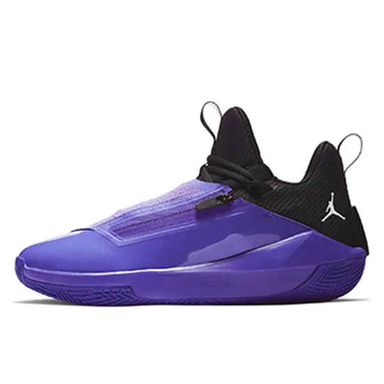 Jordan Jumpman Hustle Basketball Shoes Men Low-top Purple/Black