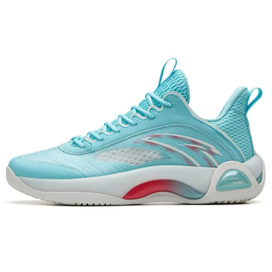 ANTA Cement Bubble 2.0 Basketball Shoes Men Low-Top Light Blue/ANTA White