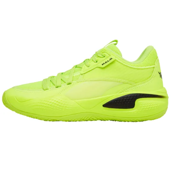 Puma Court Rider 1.0 Basketball Shoes Men Mid-top Yellow