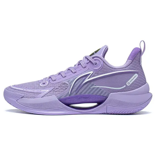 LINING Super Light V2 Basketball Shoes Men Low-Top Purple
