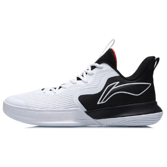 LiNing Flash Performance Basketball Shoes Men's White Black