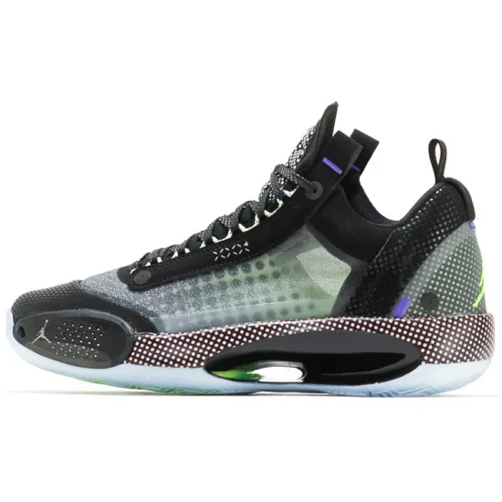 Jordan XXXIV Low Black Vapor Green Bleached Coral