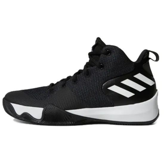 Adidas Explosive Flash Basketball Shoes Men High-top Black/white