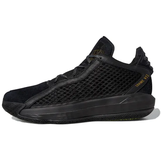 Adidas D Lillard 6 Basketball Shoes Men Low-top Black/Green