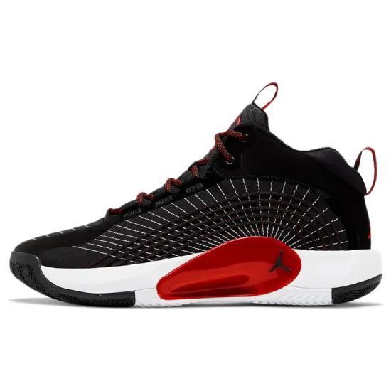 Jordan Jumpman 2021 Basketball Shoes Men Mid-top Black/Red