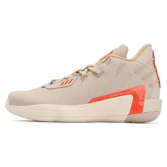 Adidas D Lillard 7 Basketball Shoes Men Low-top Black/orange/light Brown