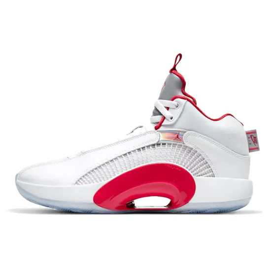 Jordan XXXV Fire Red Icy Sole