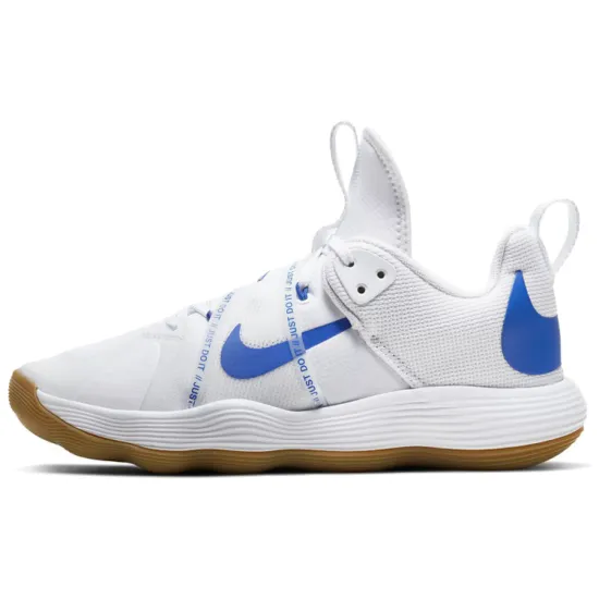 Nike React HyperSet Basketball Shoes Men Low-top White/Royal Blue