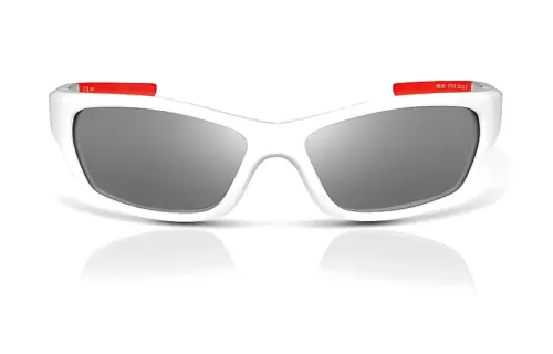 Nike Injection Molded Irregular Shape Sunglasses Kids' White