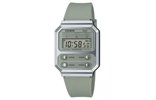 CASIO Unisex EDIFICE Green Watch A100WEF-3A