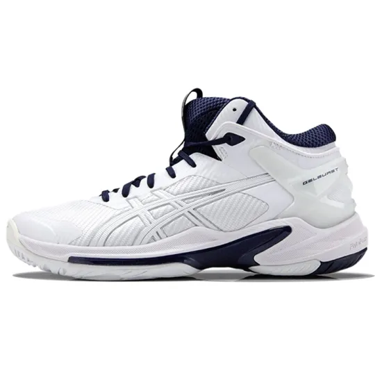 Asics Gel-Burst 24 Basketball Shoes Men Mid-top White/Royal Blue