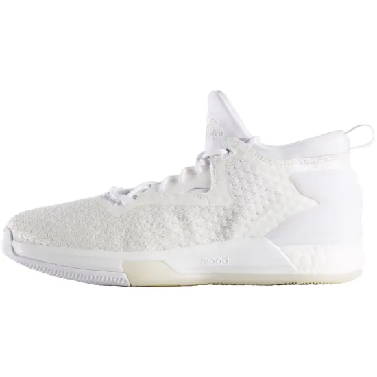 Adidas D Lillard 2 Boost Primeknit Triple White