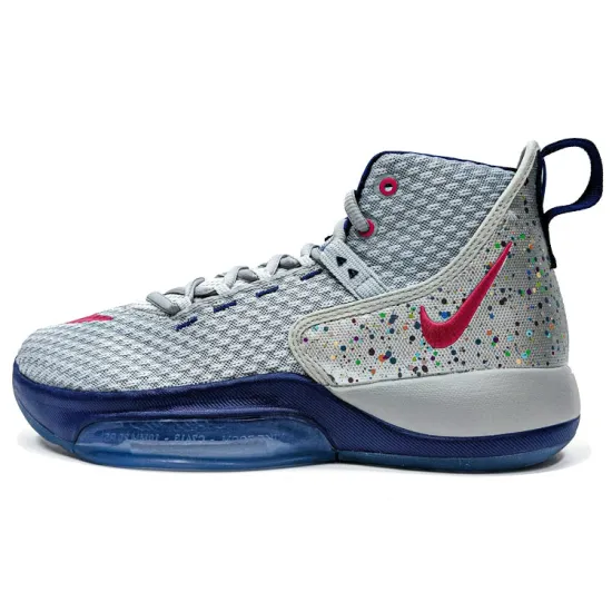 Nike Zoom Rize 2 Basketball Shoes Men High-top Grey/Blue